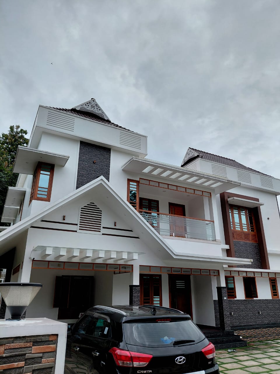 Stainless steel balcony